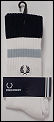 Fred Perry Tennis Socks White/Navy/blue