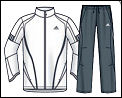 Adidas Mens Comp Suit White/Lead 1106