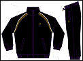 Fred Perry Mens Zip Thru Tracksuit 07 Black (rrp �90)