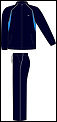 Nike Mens Team warm up navy