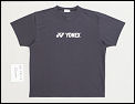 Yonex Mens T-Shirt Charcoal (rrp �15)