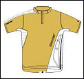 Babolat mens zip polo Gold 08