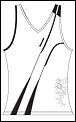 Babolat Womens Tank 04/08 White/Black