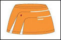 Babolat Womens Skort 04/08 Orange