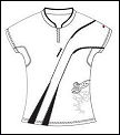 Babolat Girls Polo 04/08 White/Black