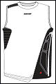 Babolat Mens Tank 04/08 White/Black