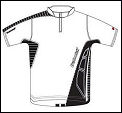 Babolat Boys Zip Polo 04/08 White/Black