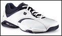 Wilson Mens Backdraw Omni Tennis Shoes White/Navy (rrp �39.99)