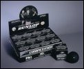 Dunlop Competition (Single Yellow Dot) Squash Balls (1 Doz)