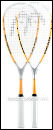 Head Metallix 150 Squash Racket (2 racket deal) (rrp �200)