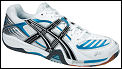 Asics Gel Blade 2 Indoor Shoes 08 White/Blue (rrp �70)