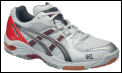 Asics Gel Tactic Indoor Shoes White/Black/Red (rrp �60)
