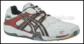 Asics Gel Blade Indoor Shoes White/Red (rrp �65)