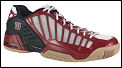 Wilson Mens EM6 Indoor Squash Shoe Red/Black (rrp �40)