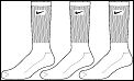 Nike Cotton Half-Cushion Crew 3PPK- White