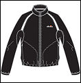 Ellesse Womens Mago warm up jacket black