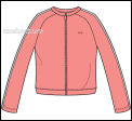 Ellesse Womens Faro Zip Warm Up Jacket Peach 06 (rrp �35)