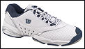 Wilson Mens Challenge 3 Tennis Shoes 08 White/Navy (rrp �50)