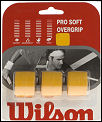 Wilson Soft Overgrip- Gold (1 Pack/ 3 Grips)