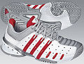 Adidas Womens Barricade 4 IV White/Red
