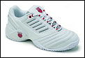 K-Swiss Womens Surpass White/Red Tennis Shoes (rrp �50)