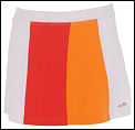 Ellesse Womens Telbuso Skirts White/Red/Orange