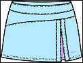 Nike Women's Control Jersey Skirt Ice Blue (rrp �28)