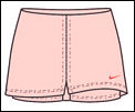 Nike Womens Club Power Skirt Salmon Pink (rrp �25)