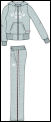 Nike womens team knit warm-up-grey