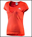 Adidas Girls Comp Tee Red 07