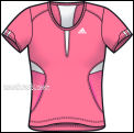 Adidas Womens Comp Polo Pink (rrp �28)