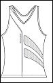 Babolat Womens Tank White 07 (rrp �24.99)