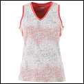 Ellesse Womens Noue Print Vest White/Coral 07 (rrp �30)