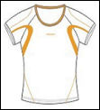 Head Womens T-Shirt White/Sun Orange (rrp �25)