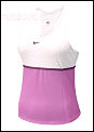 Nike Women's Power O UK Tank White/Rose (rrp �30)