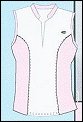 Roscoes collar top - wht/pink (rrp=�30)