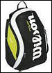 Wilson Limited Edition Black/Lime Tennis Backpack 08