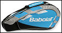 Babolat Club Line 3 Racket Bag Blue 08 (rrp �20)