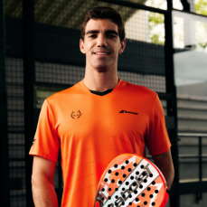 Juan Lebron endorses the Babolat Technical Veron Juan Lebron Padel Racket (2025) - White / Red