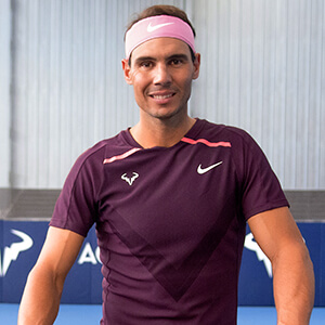 Rafael Nadal endorses the Babolat Pure Aero Decima Lite Tennis Racket