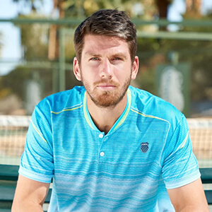 Cameron Norrie endorses the Ellesse Mens Peregrine Poly T-Shirt - Optic White