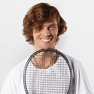 Andrey Rublev endorses the HEAD Gravity Pro Tennis Racket (2023) [Frame Only]