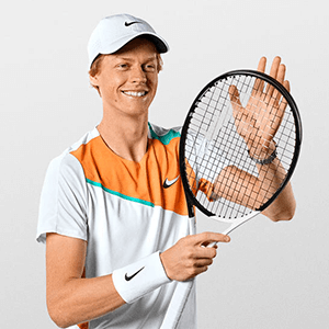 Jannik Sinner endorses the Head Graphene 360+ Speed MP Tennis Racket