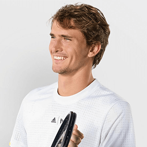Alexander Zverev endorses the Adidas Mens HEAT.RDY Freelift Pro Tennis T-Shirt - Light Aqua