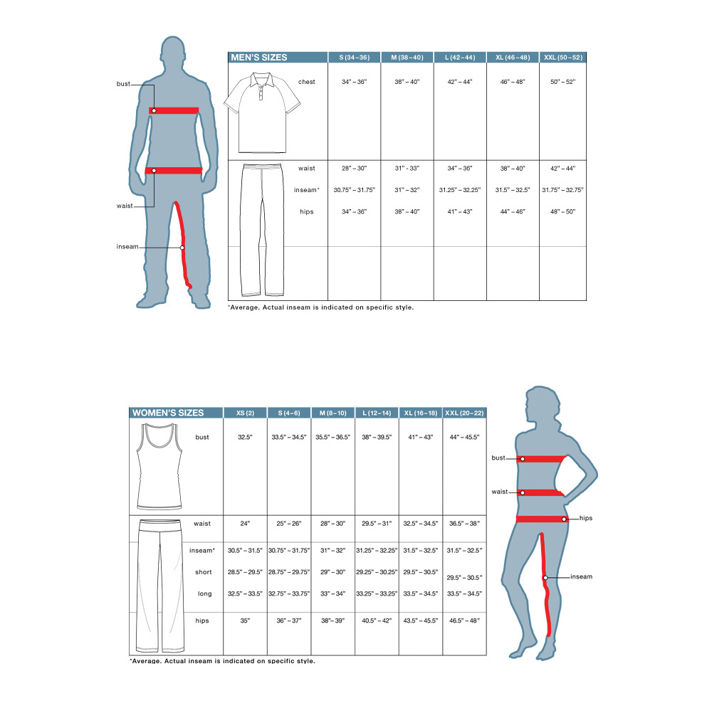 Fila Jacket Size Chart