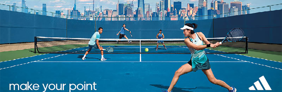 Adidas US Open Banner