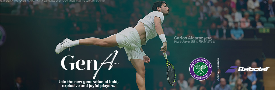 Carlos Wimbledon banner