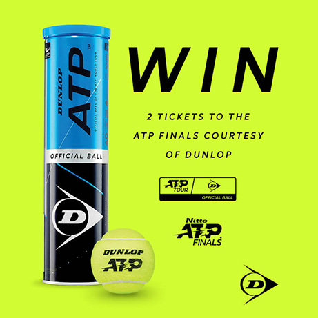 Win two tickets for the ATP Finals in London