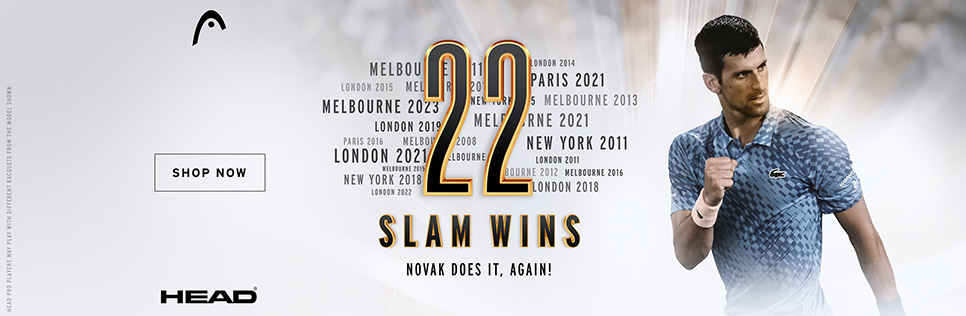 Novak 22 Wins