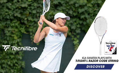 Tennis Mobile - Tecnifibre Iga - promo banner